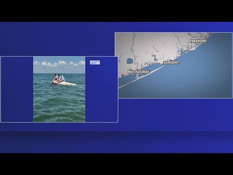 Coast Guard rescues 3 people from capsized boat near Matagorda County