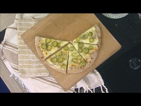 RECIPE: Dill pickle pizza