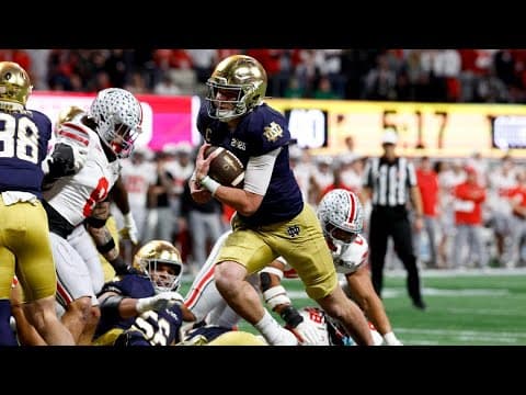 Irish react to National Title Game loss | Ohio State vs Notre Dame