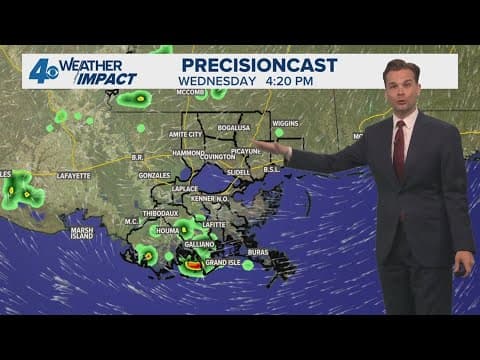 New Orleans Weather Impact: Less Humid Wednesday, Rain Returns Friday ahead of cool front