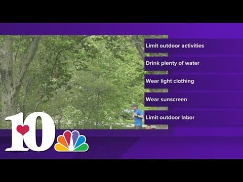 Here are some tips for staying safe in the heat