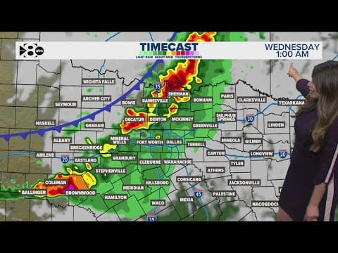 DFW Weather: Daily rain chances this week, but not a washout