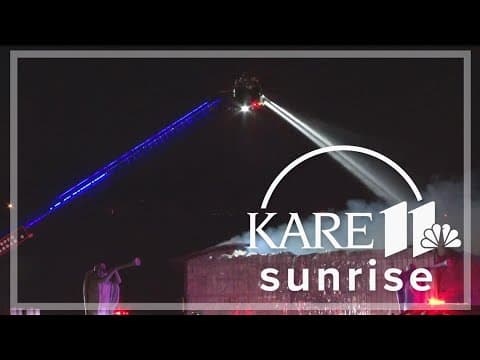 Crews respond to overnight fire at commercial building in St. Paul