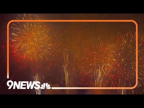 Coors Field fireworks light up the sky