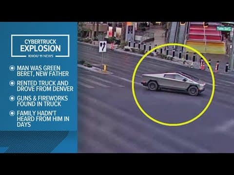 Motive remains unclear in Cybertruck explosion in Las Vegas