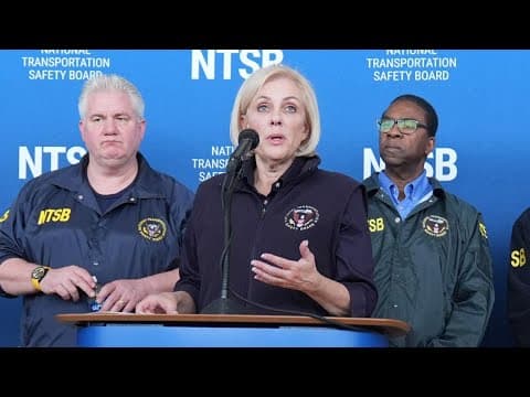NTSB full update on American Airlines plane crash in Washington, D.C. (Jan. 30, 2025)