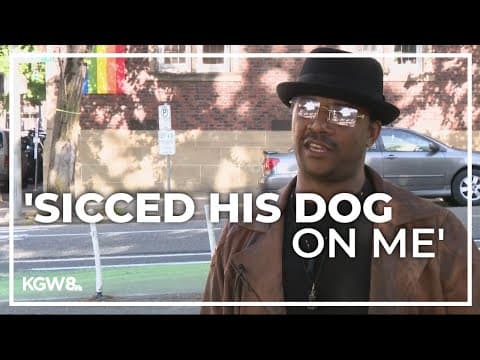Portland man attacked by dog in alleged bias crime speaks out
