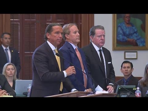 Watch Live: Suspended Texas Attorney General Ken Paxton impeachment trial