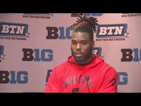 Tyreke Smith postgame interview | Ohio State-Nebraska