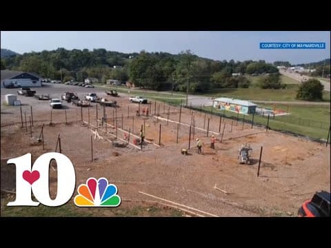 Construction begins on new Maynardville Park