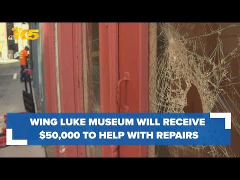 Wing Luke Museum will receive $50,000 from city to help with repairs after alleged hate crime
