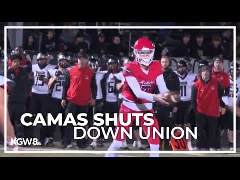 Camas shuts down Union in Your Game of the Week | Friday Night Football