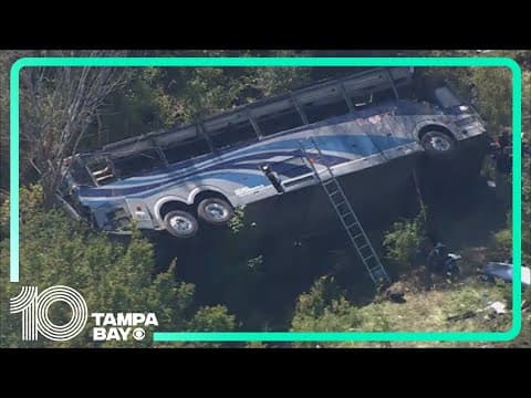 New York charter bus crash kills at least 1 person, multiple others hurt