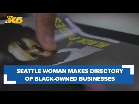 'Black Pages' showcases Black-owned businesses throughout Seattle