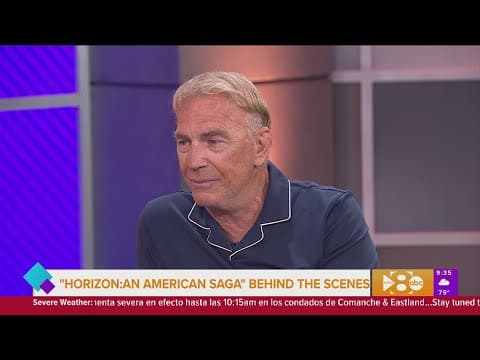 Actor Kevin Costner stops by Good Morning Texas to talk his latest movie: 'Horizon: An American Saga
