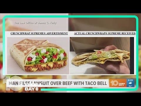 Taco Bell sued for false advertising of its Crunchwraps, Mexican Pizzas