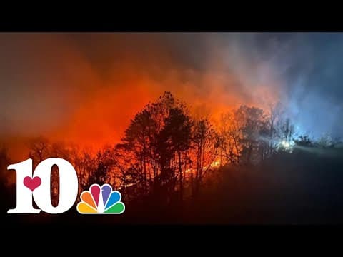 Multiple brushfires burn in Sevier County, some evacuations underway