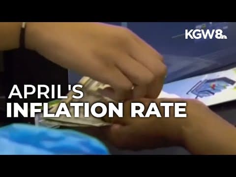 Inflation slightly lower than expected in April, Labor Department reports
