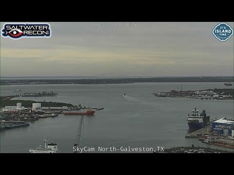 Smoke seen coming from Galveston due to controlled burn