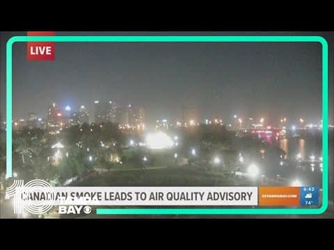 Air quality advisory continues due to Canadian wildfire smoke