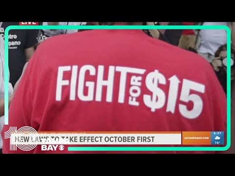 Minimum wage hike takes effect Saturday, Sept. 30