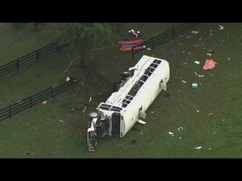 8 dead, 40 injured in Florida bus crash