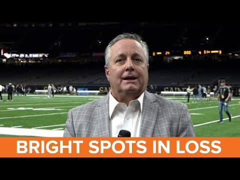 New Orleans Saints loss actually has a lot of positives