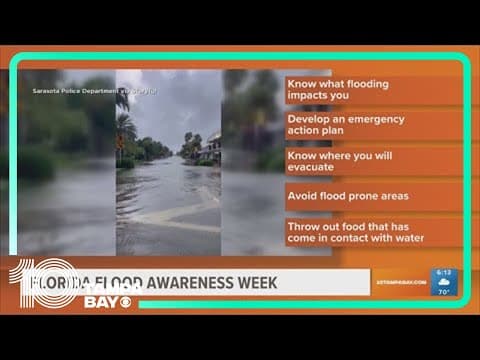 Officials offer tips during Florida Flood Awareness Week
