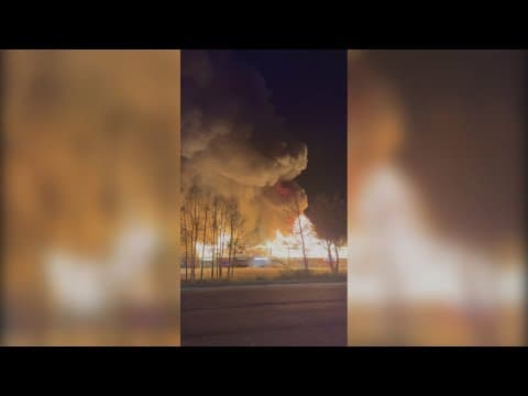 Large fire destroys multiple businesses at Nederland shopping center
