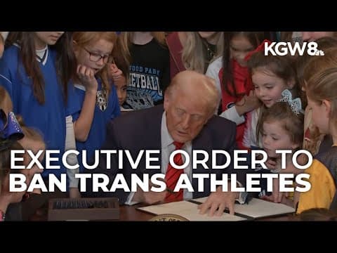 Trump signs executive order targeting transgender athletes