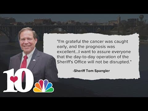 Knox Co. Sheriff Tom Spangler diagnosed with pancreatic cancer, and has 'excellent' prognosis