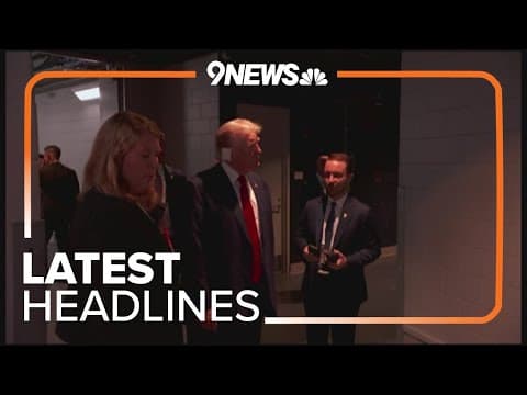 Latest headlines | Trump enters Republican convention hall with a bandaged ear
