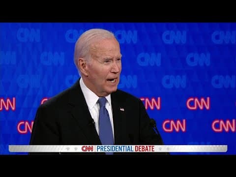 Biden claims Trump encouraged Putin to invade Ukraine | CNN Presidential Debate 2024