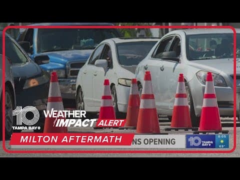 Floridians continue hunt for gas after Hurricane Milton