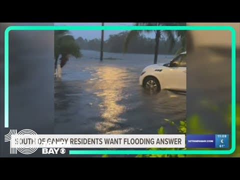 Tampa finishing update to 'South of Gandy' flooding plan; residents say they need help