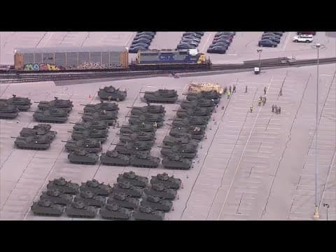 The tanks involved in the military parade have been modified for DC streets