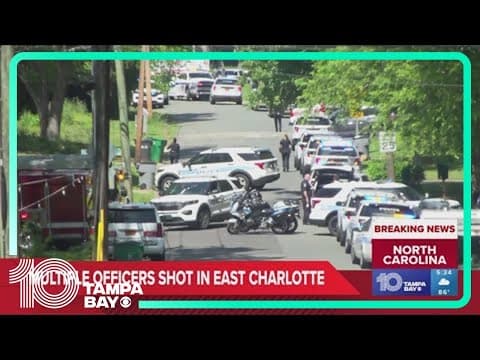 Multiple law enforcement officers shot by 'active gunfire' in east Charlotte, North Carolina