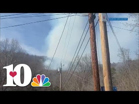 Fire crews on scene of brush fire in LaFollette