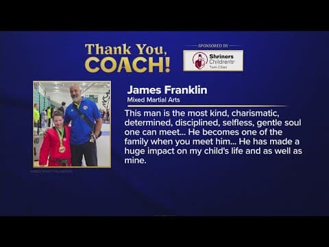 Thank you, Coach! Grandmaster James Franklin