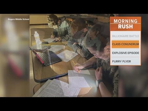 Prosper ISD students had to work in the dark after a power outage