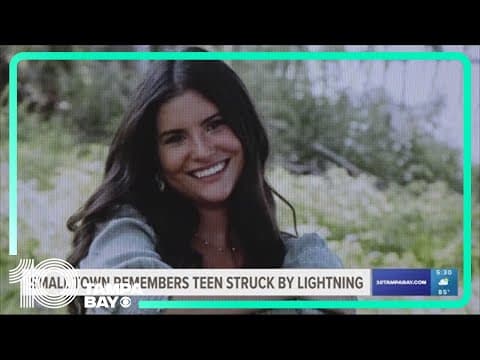 Small town remembers Florida teen killed by lightning