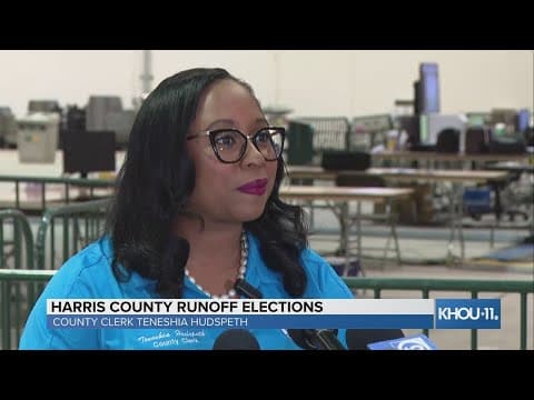 Harris County clerk gives Election Day update as runoffs are underway