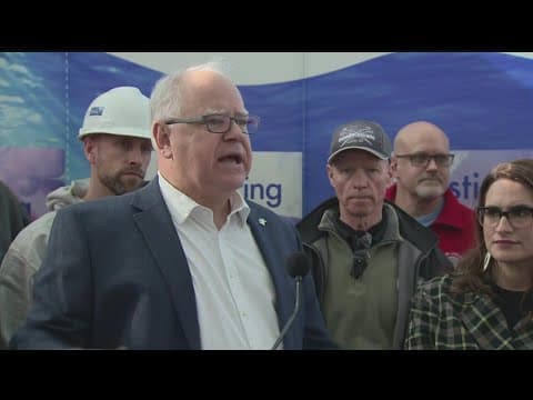 Walz, Flanagan unveil $3 billion infrastructure plan