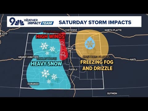 Latest forecast | Mountain snow, foothills winds and icy spots on the plains