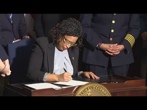 DC Mayor signs 'Secure DC Act' in attempt to tamp down on crime