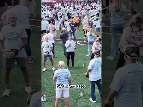 Guinness World Record broken for the largest game of catch ever in honor of Yogi Berra!