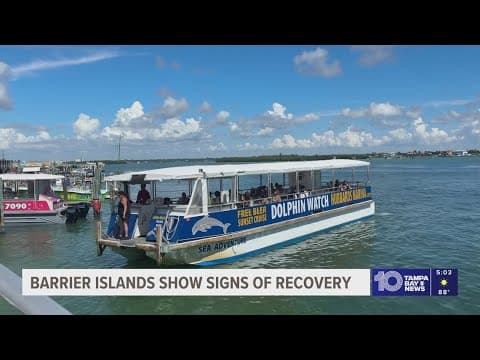 Barrier island towns in Pinellas County show signs of recovery