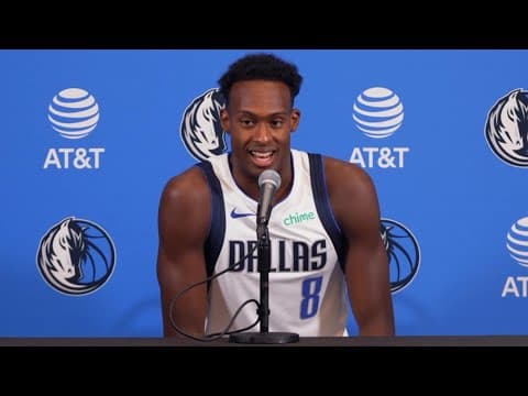 Olivier-Maxence Prosper full press conference | 2024-25 Dallas Mavericks Media Day