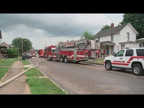 Young girl dead after house fire in Lancaster; man hospitalized