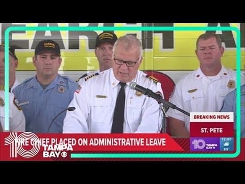 St. Petersburg fire chief placed on administrative leave after allegations surface, mayor says
